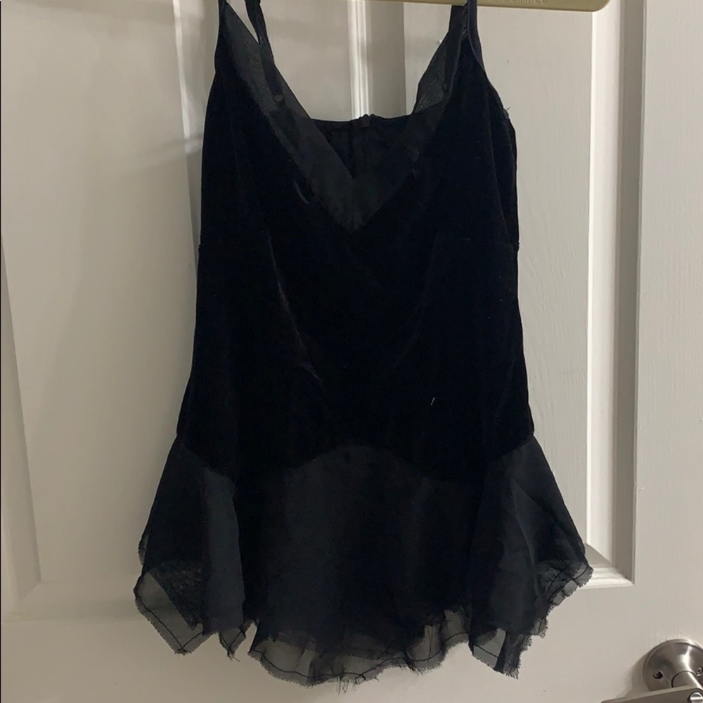 Willow and clay velvet tank